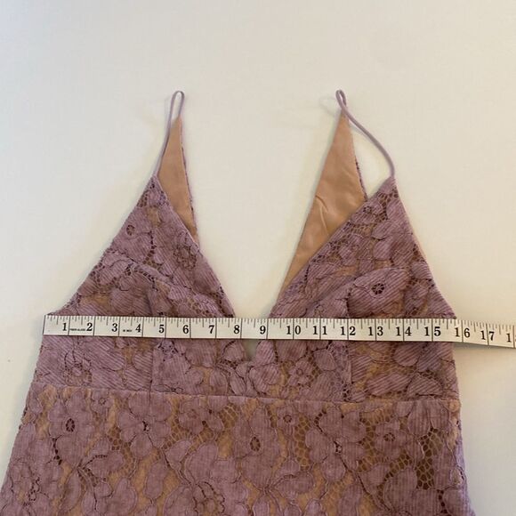 Free People Dangerous Love Lace Mini Dress Size 8 - Picture 14 of 15